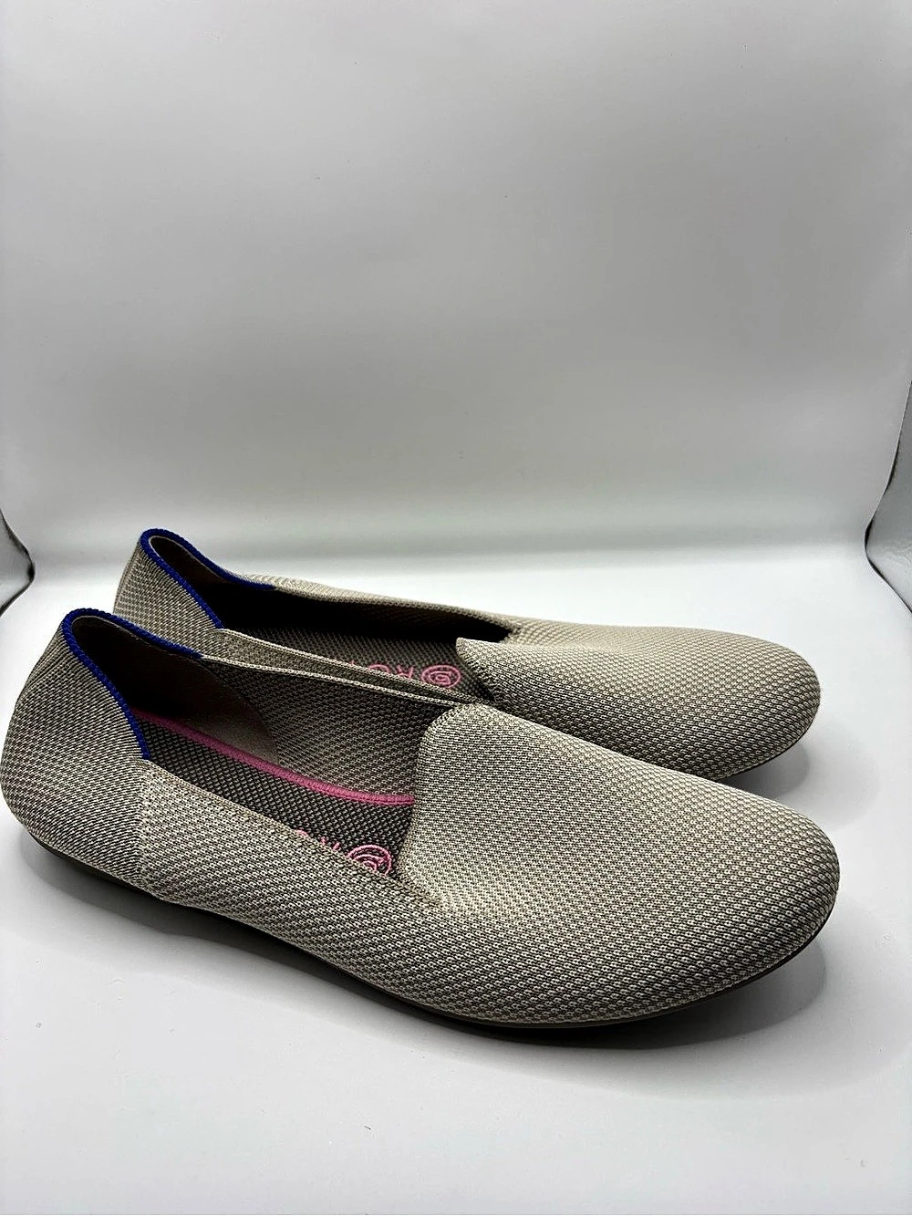 Rothy's The Point Pointed-Toe Flats in Tan  US 9 Like New